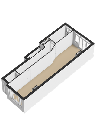 Floorplan - Geertsemastraat 9A, 3038 XA Rotterdam